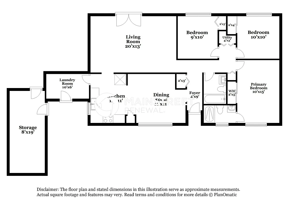 Floor Plan - 7237 E Pierce Pl