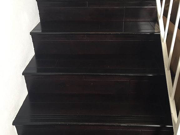 Black bamboo flooring