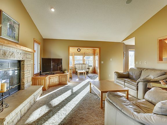 Great Room w/ Wood Fireplace