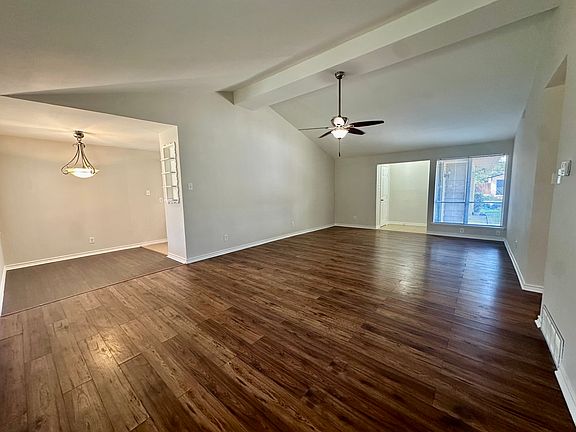 Living area and dining area