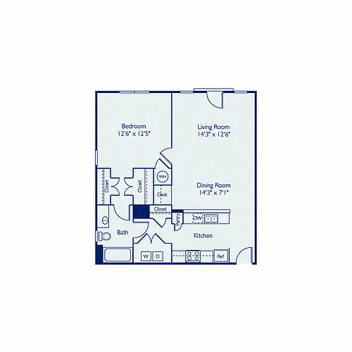 Floor plan A1D