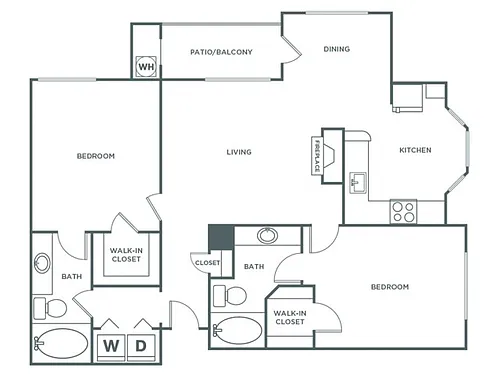 Floor plan Falcon Sophisticated