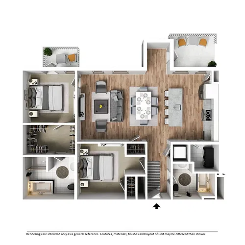Floor plan Penthouse - Meridian