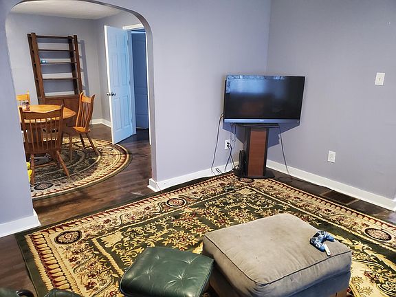 Living room looking into dining room