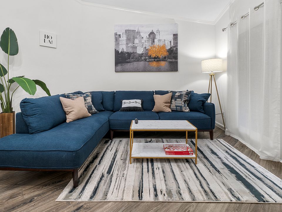 Living room off the entry