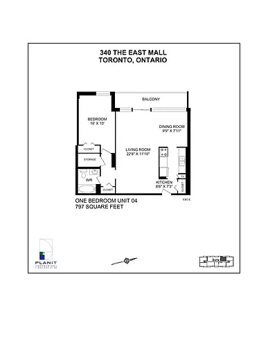 Floor plan 340-0808
