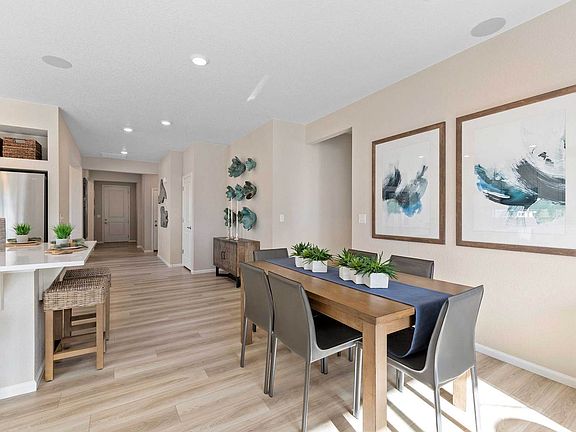 Enjoy your open concept dining space