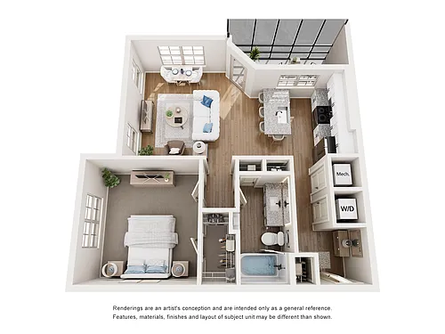 Floor plan The Mica