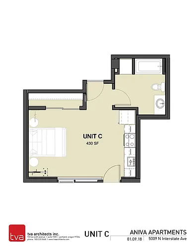 Floor plan Studio