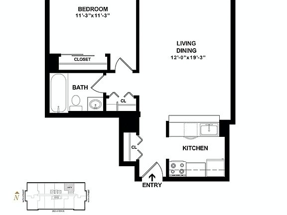 2nd image of 225 E 95th St #D14b