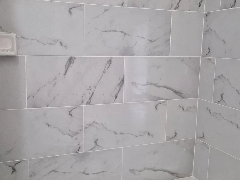 New remodeled shower & bathroom