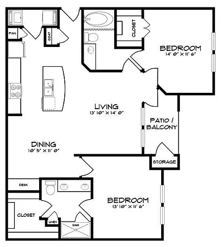 Floor plan B2