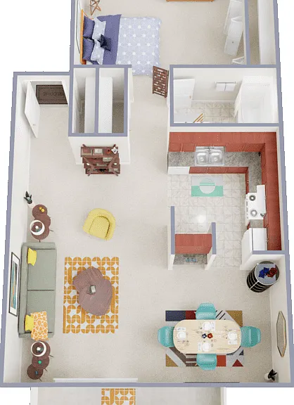 The Cayuga Floorplan Diagram