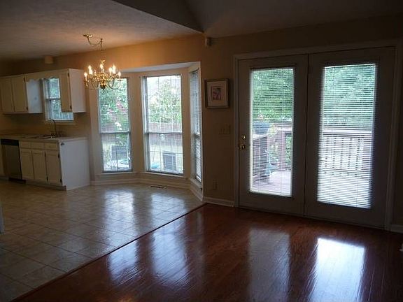 French doors out to deck