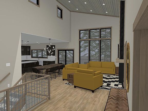 Foyer into Main Floor Living