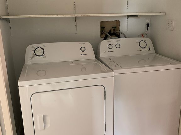 In unit washer and dryer