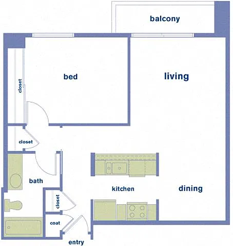 Floor plan 1B Renovation 2