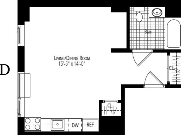 2nd image of 185 Avenue B #D3