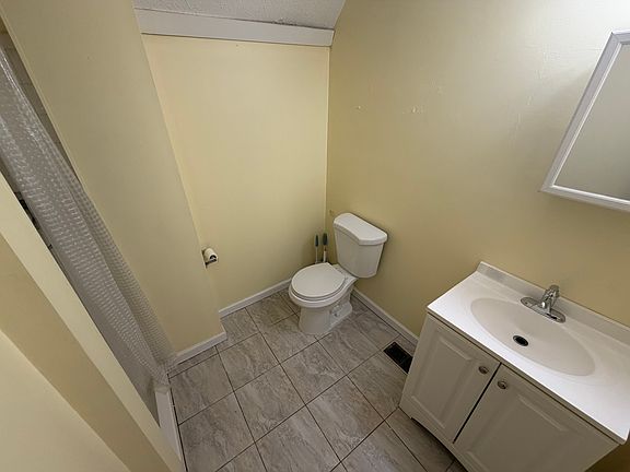 bathroom, tile floor