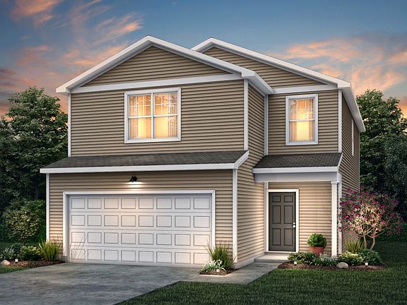Oriole Exterior TD102 features siding, covered front door and 2 car garage