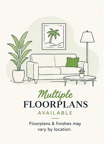 Floor plan 1 Bedroom 1 Bath
