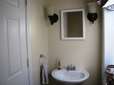 Half Bath on 1st Floor