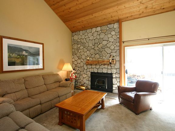 Living room is spacious and bright