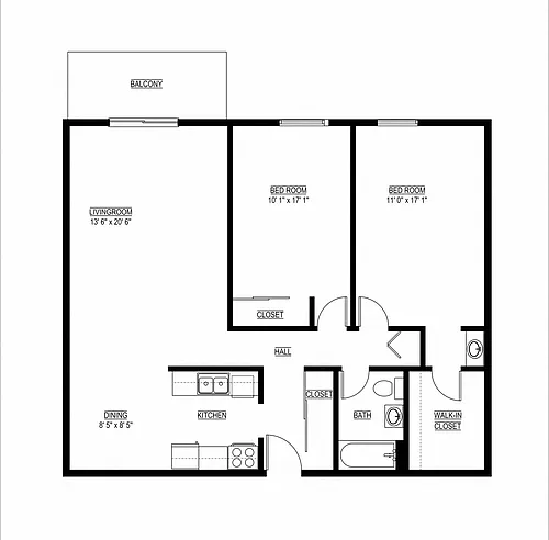 Floor plan The Cedar