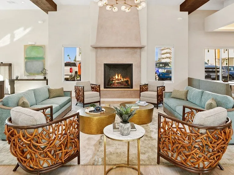 Lobby Seating Area at BRIX325 Apartments