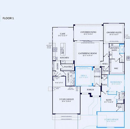 Endeavor Floor Plan, Quick Move-In Home, Floor 1