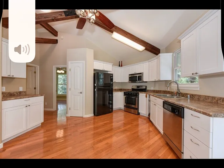 Kitchen view from front door