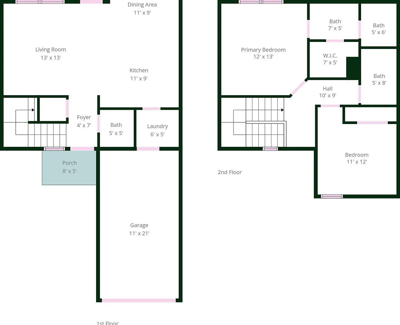2 bed, 2.5 bath, 1214 sqft, $1,375 — Photo 2