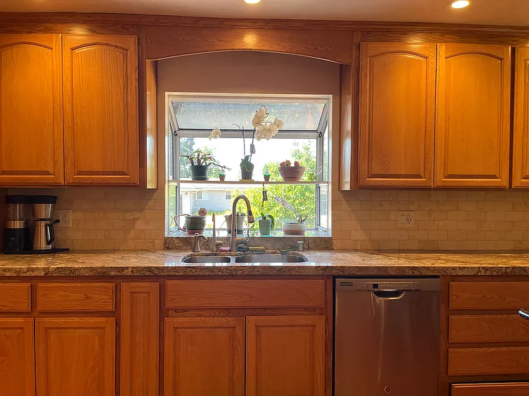 Kitchen sink (sense operated faucet, filtered water faucet and soap dispenser)