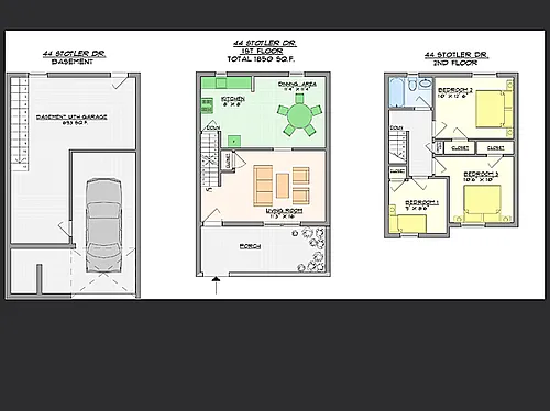 Floor plan 3 Bedroom