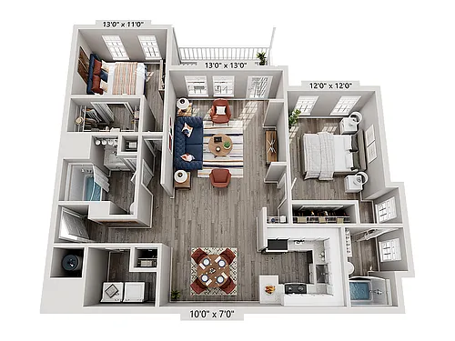 Floor plan B3
