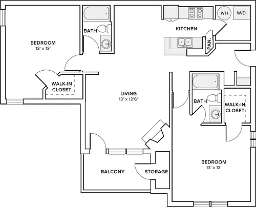 Floor plan B02