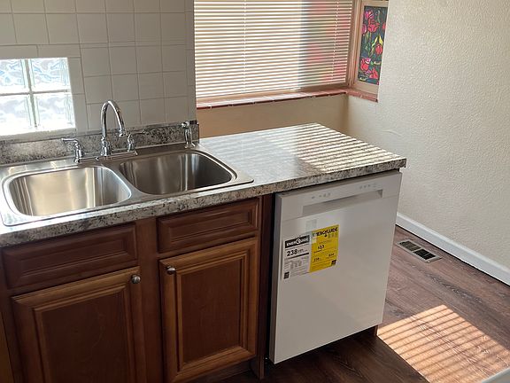 New dishwasher! Sunny breakfast nook.