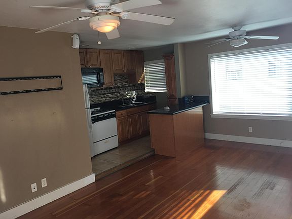 Living room and kitchen