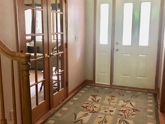 French doors to office/den
