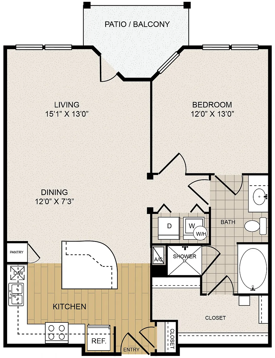 Floor plan Mid-rise A4