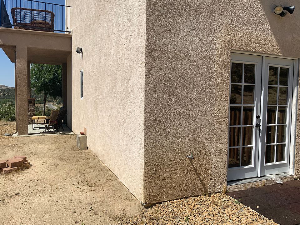Private patio and entrance to apartment.
