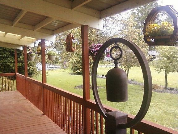 Porch on northeast side and extra lot