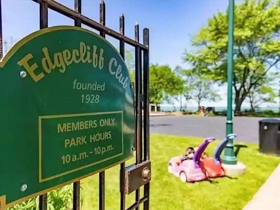 Enjoy private access to Lake Erie at the Private Edgecliff Club