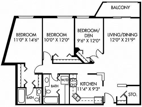 Floor plan Colby