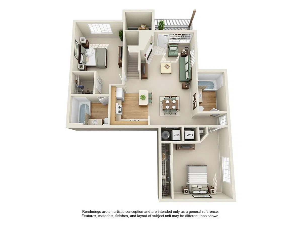 Floor plan Sawtooth 2