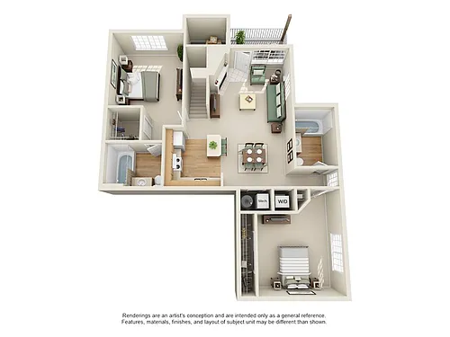 Floor plan Sawtooth 1