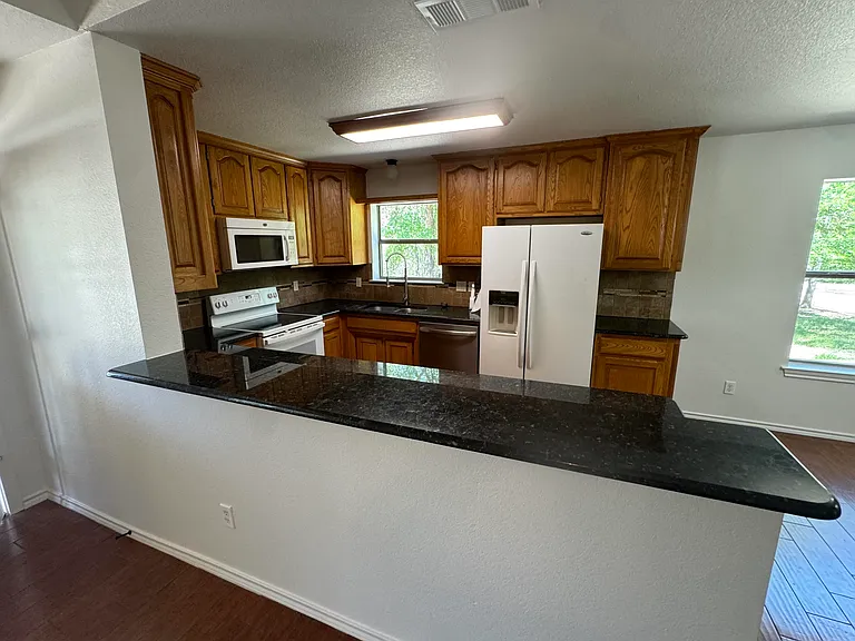 Kitchen from living room
