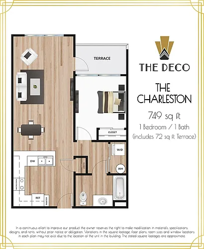 Floor plan The Charleston