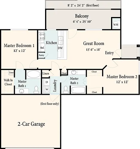 Floor plan The Youngstown - First Floor