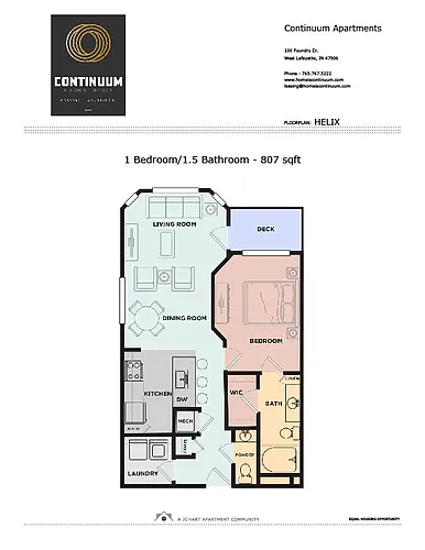 Floor plan Helix U7 1.1.5